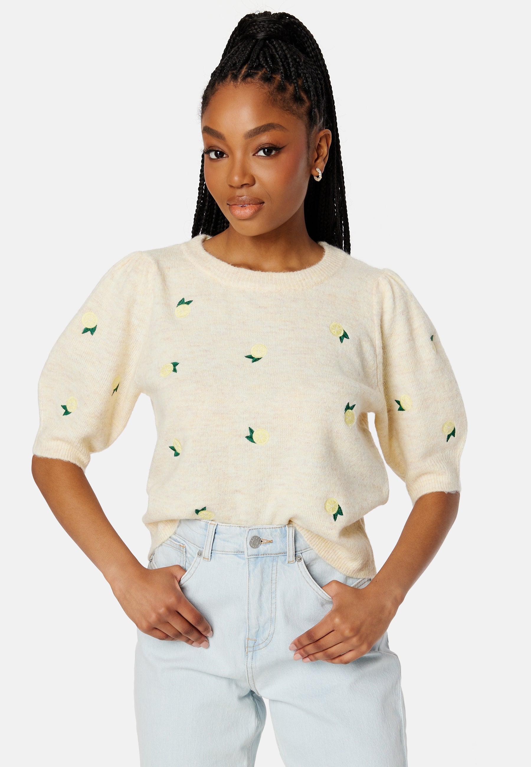 VERO MODA Plaza 2/4 O-Neck Pullover