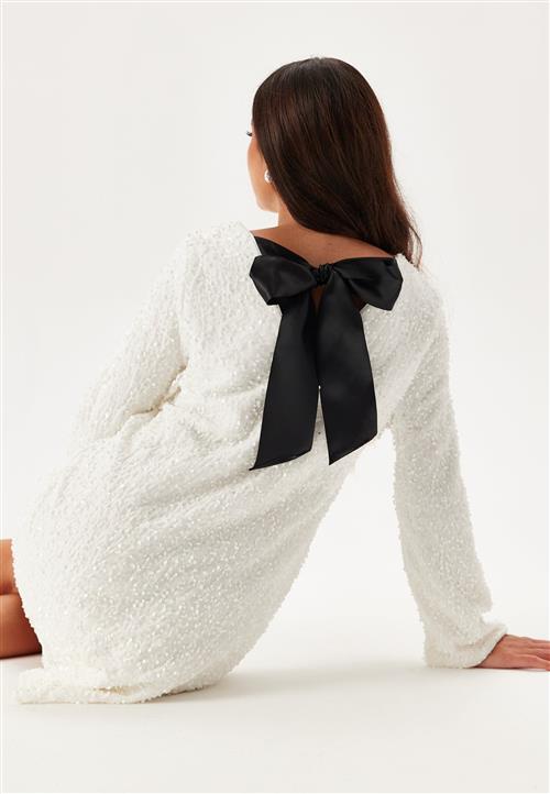 VILA Viaria L/S O-NECK OPEN BACK DRESS