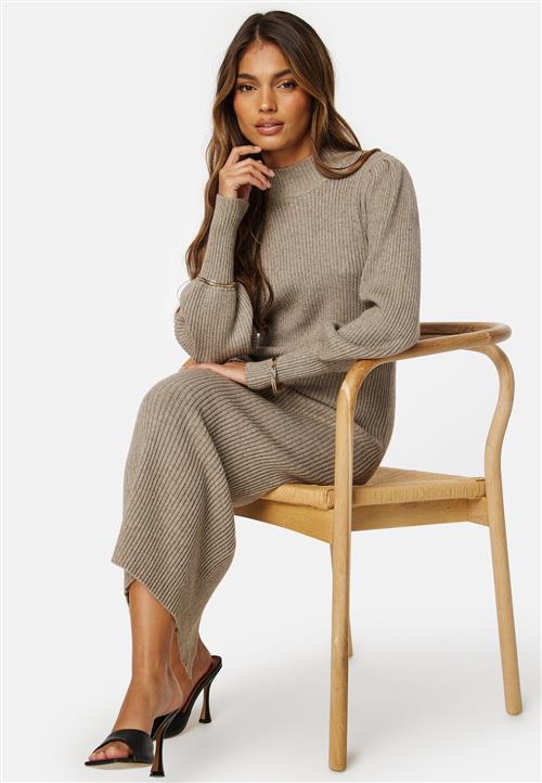 ONLY Katia Puff Long Slit Dress