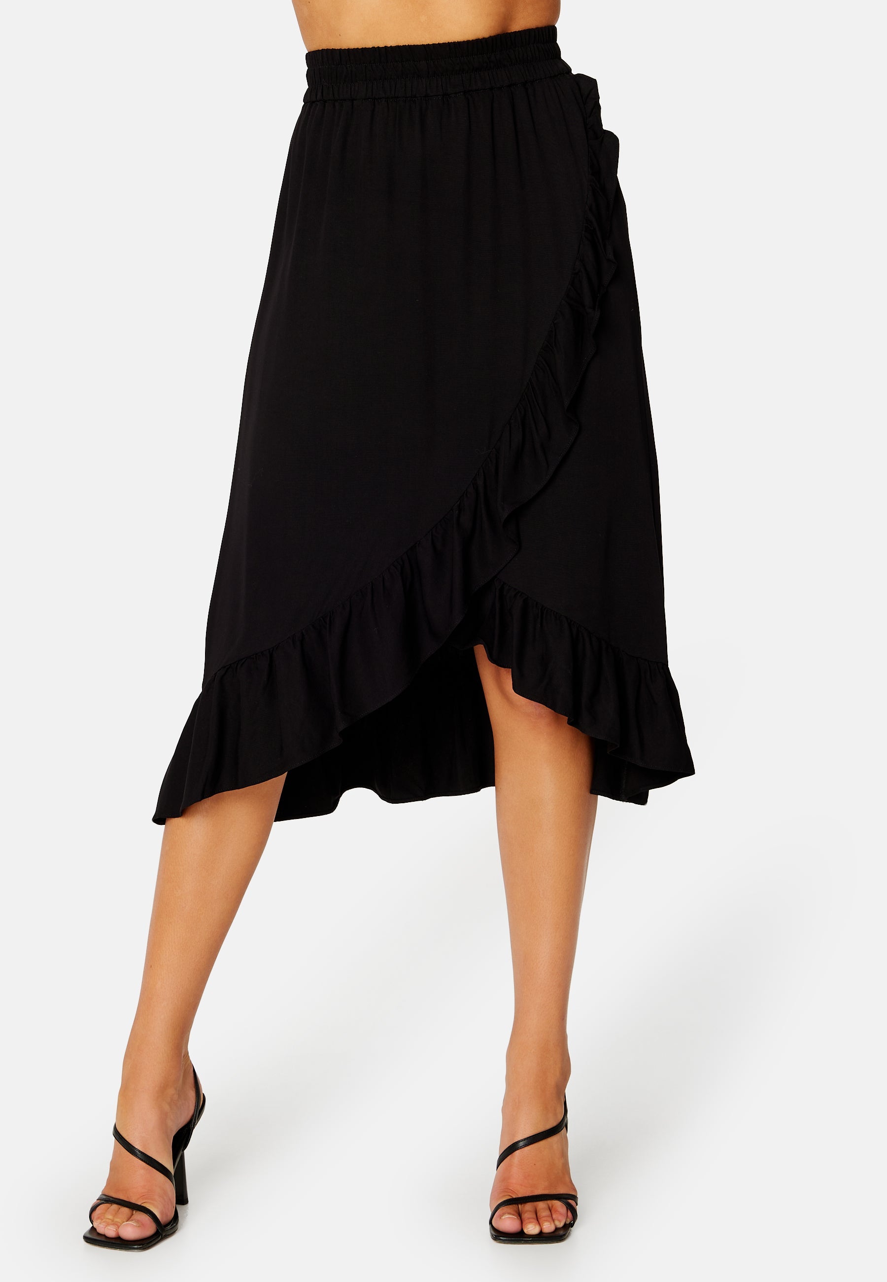 VILA Vero HW Flounce Skirt