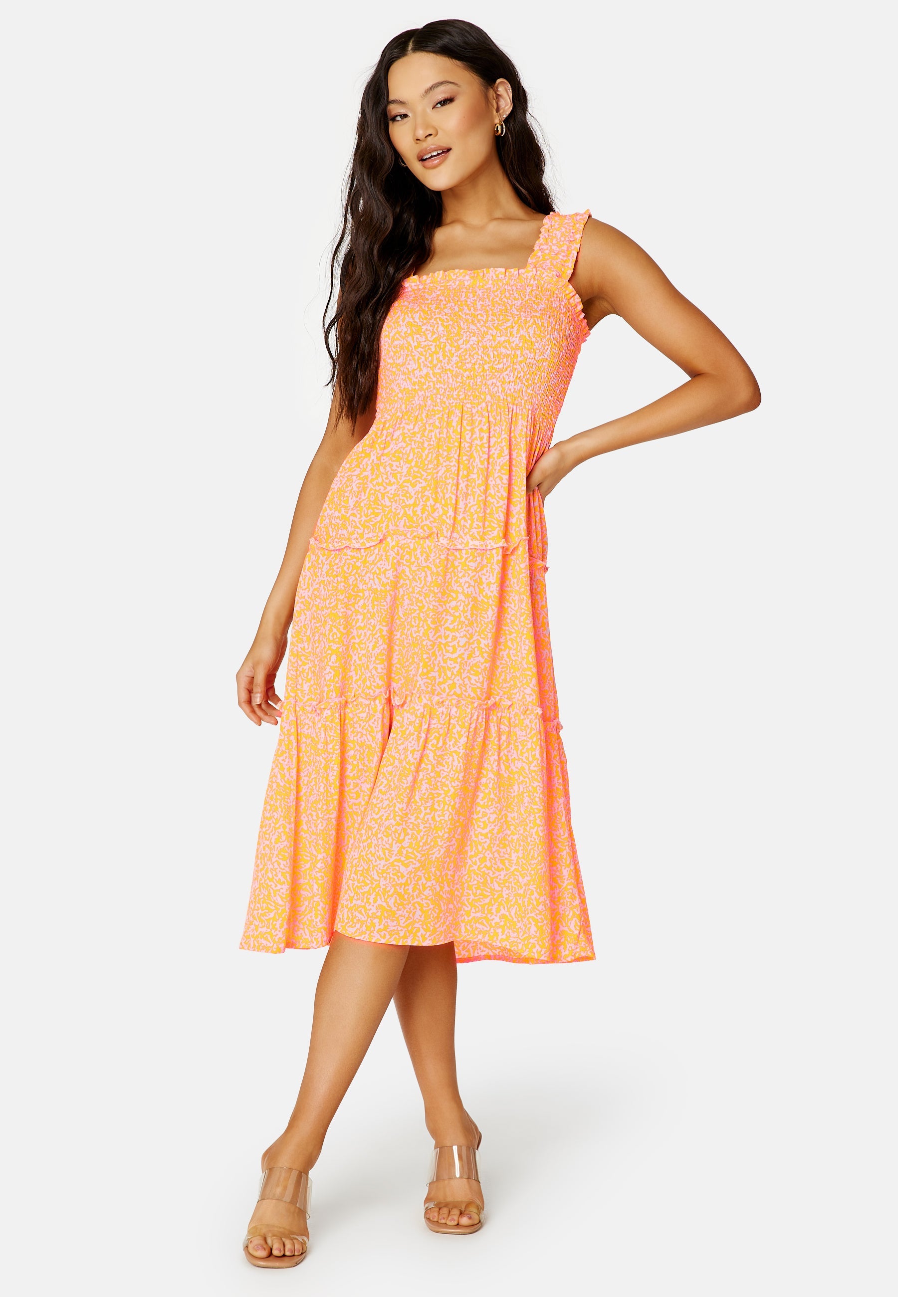 VERO MODA Jenny SL Smock Calf Dress