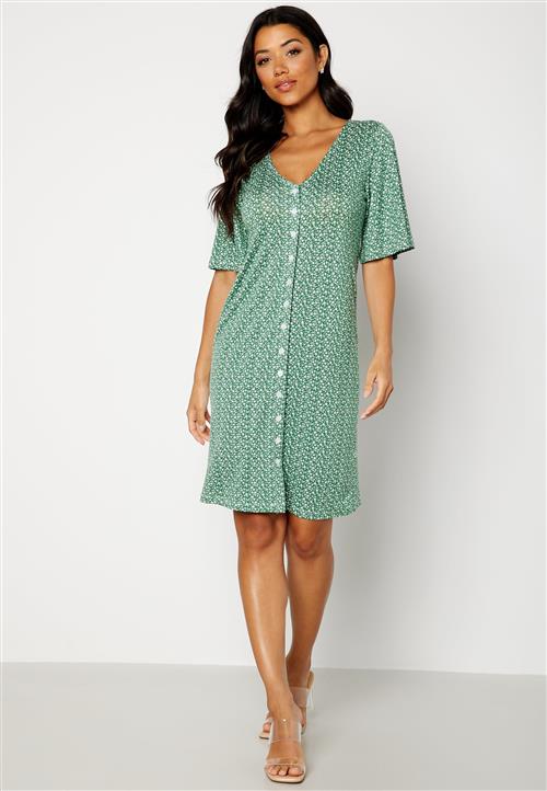 Happy Holly Malini button frill dress