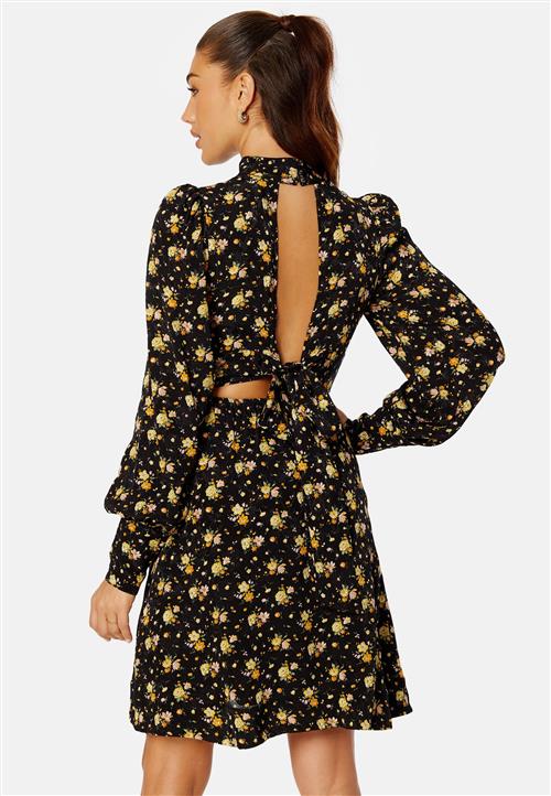 byTiMo Jacquard Open Back Dress