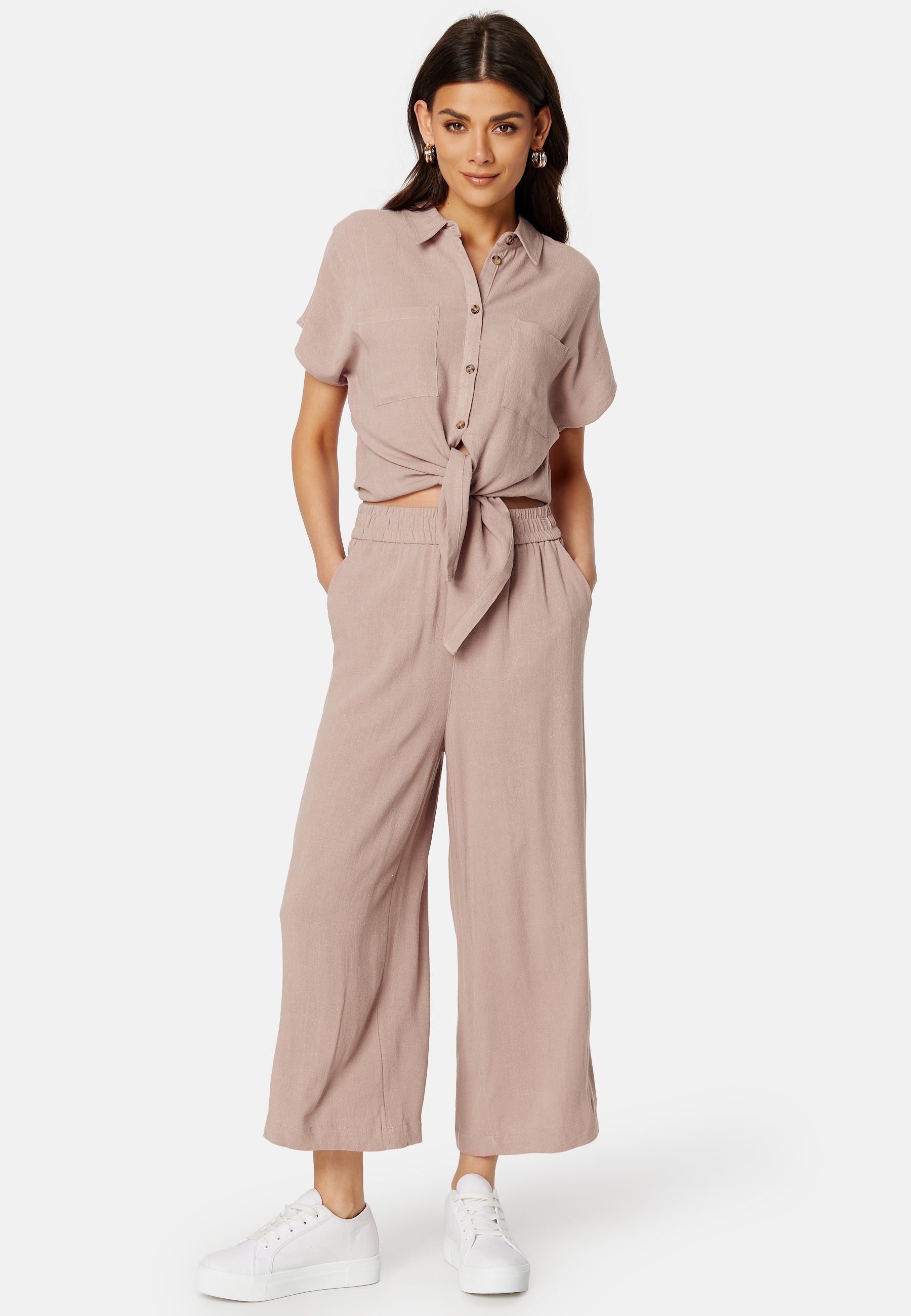Pieces Pcvinsty HW Linen Culotte
