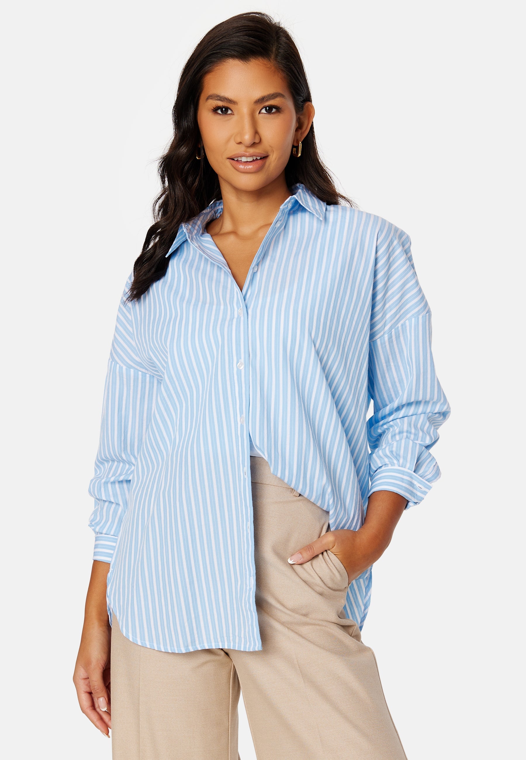 SELECTED Emma-Sanni LS Striped Shirt