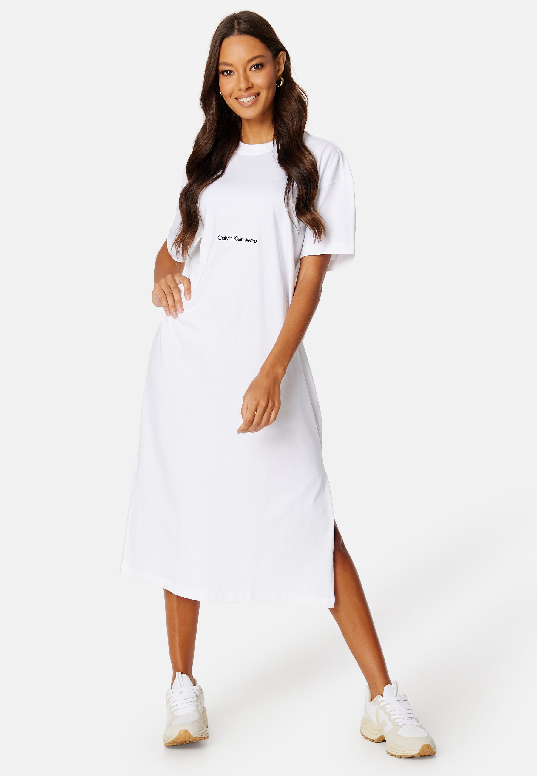 Calvin Klein Jeans Institutional Long T-Shirt Dress