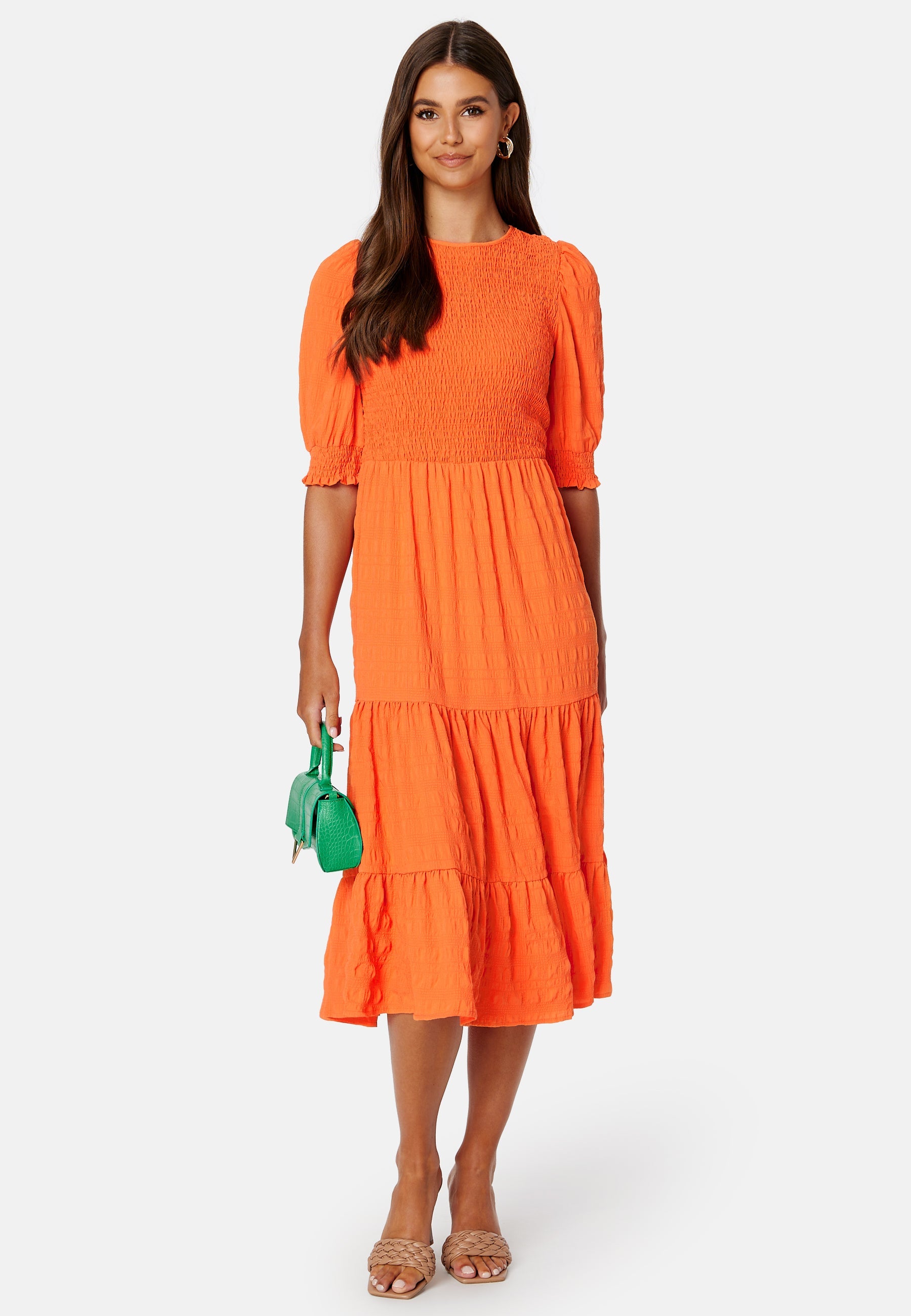 ONLY Thalia 2/4 Smock Calf Dress
