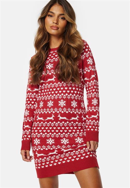 ONLY Xmas Snowflake LS Dress
