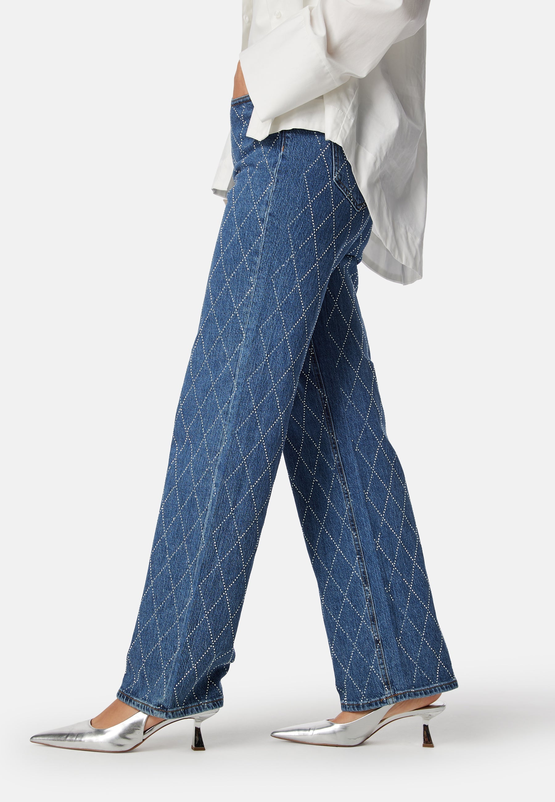 VERO MODA Vmtessa Hr Rhine St Wide Dnm