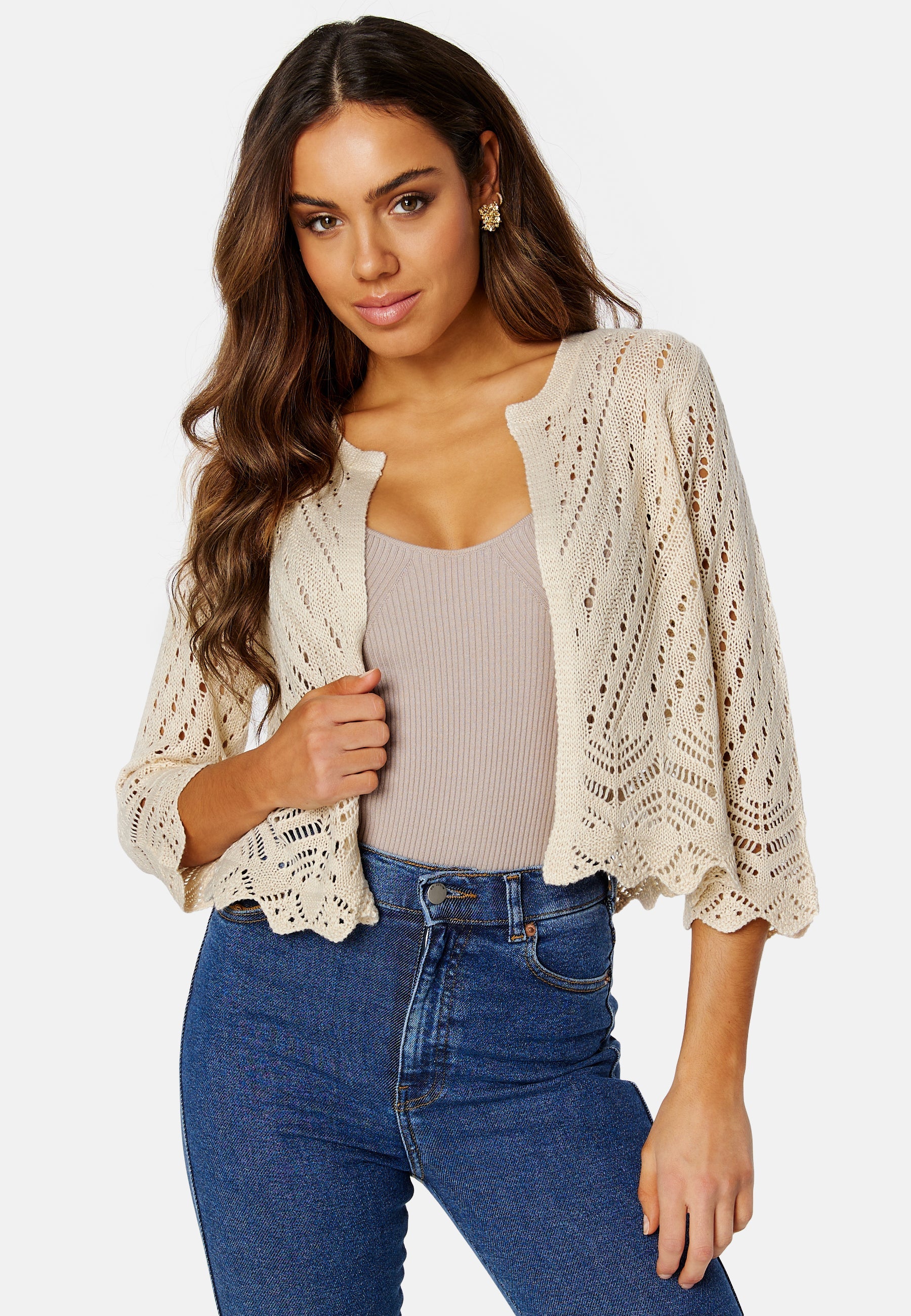 JDY Sun 3/4 Crop Cardigan