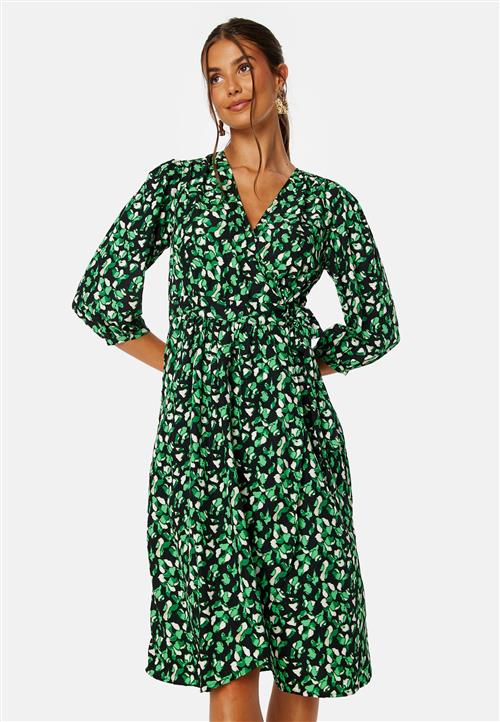 VILA Meda Bri V-neck 3/4 Mid Calf Dress/SU