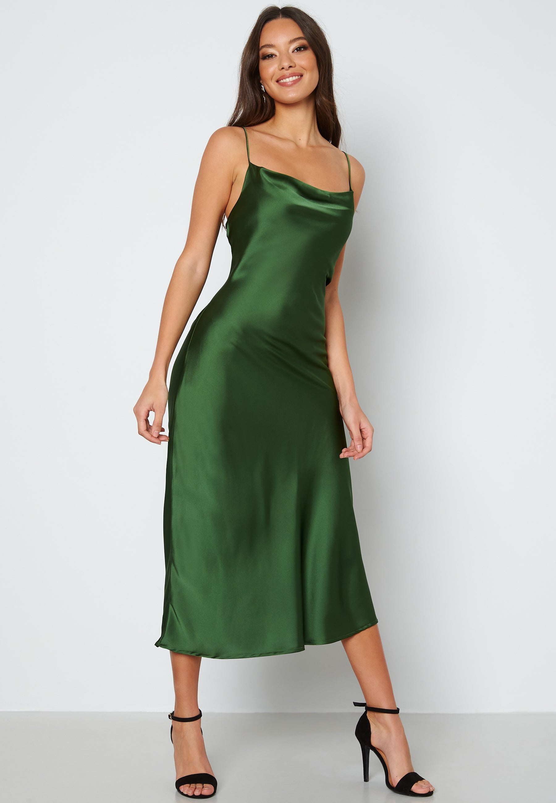 Object Collectors Item Sateen S/L Midi Dress