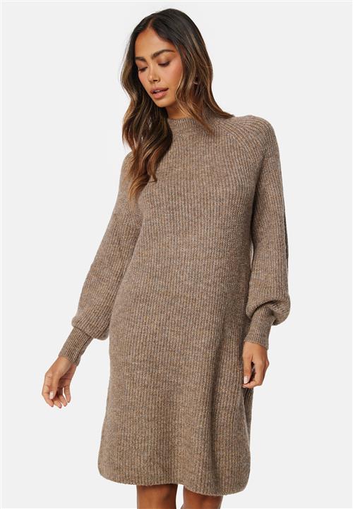 Pieces Natalee LS O-Neck Knit Dress