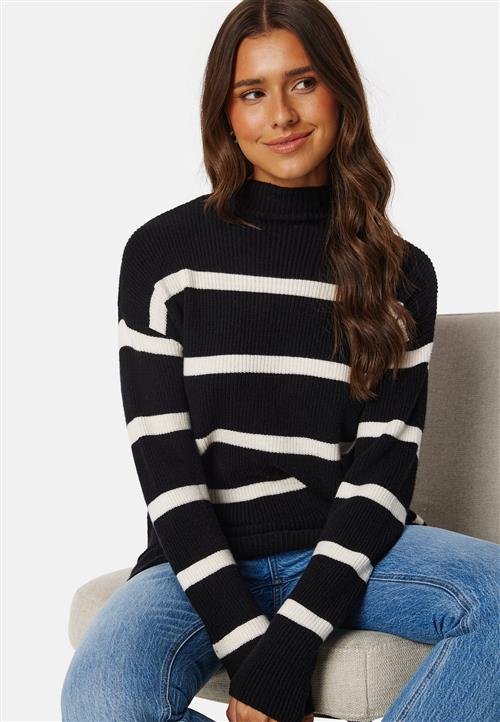VILA Viril Mockneck L/S Knit Rib Top