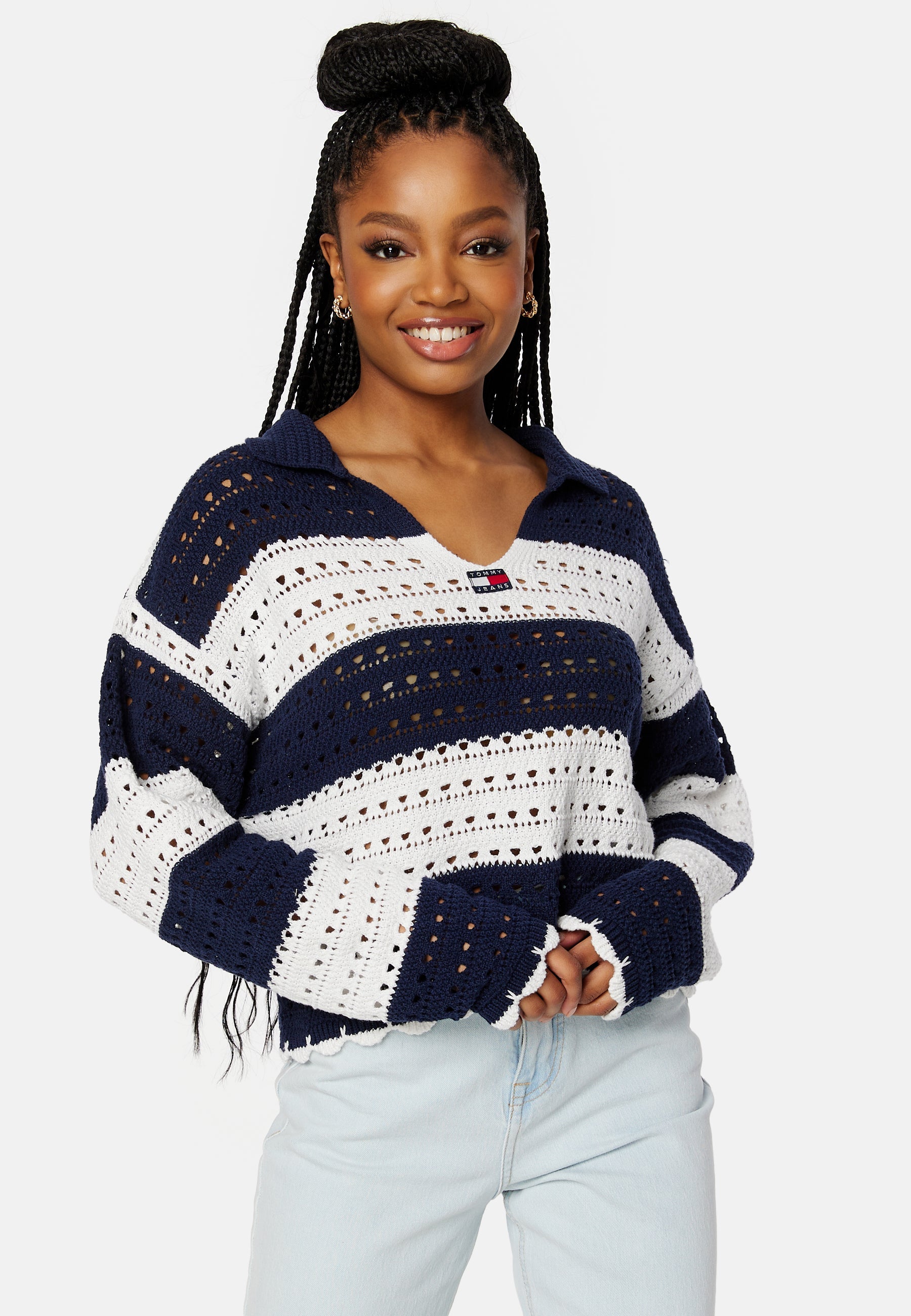 TOMMY JEANS Summer Crochet Sweater