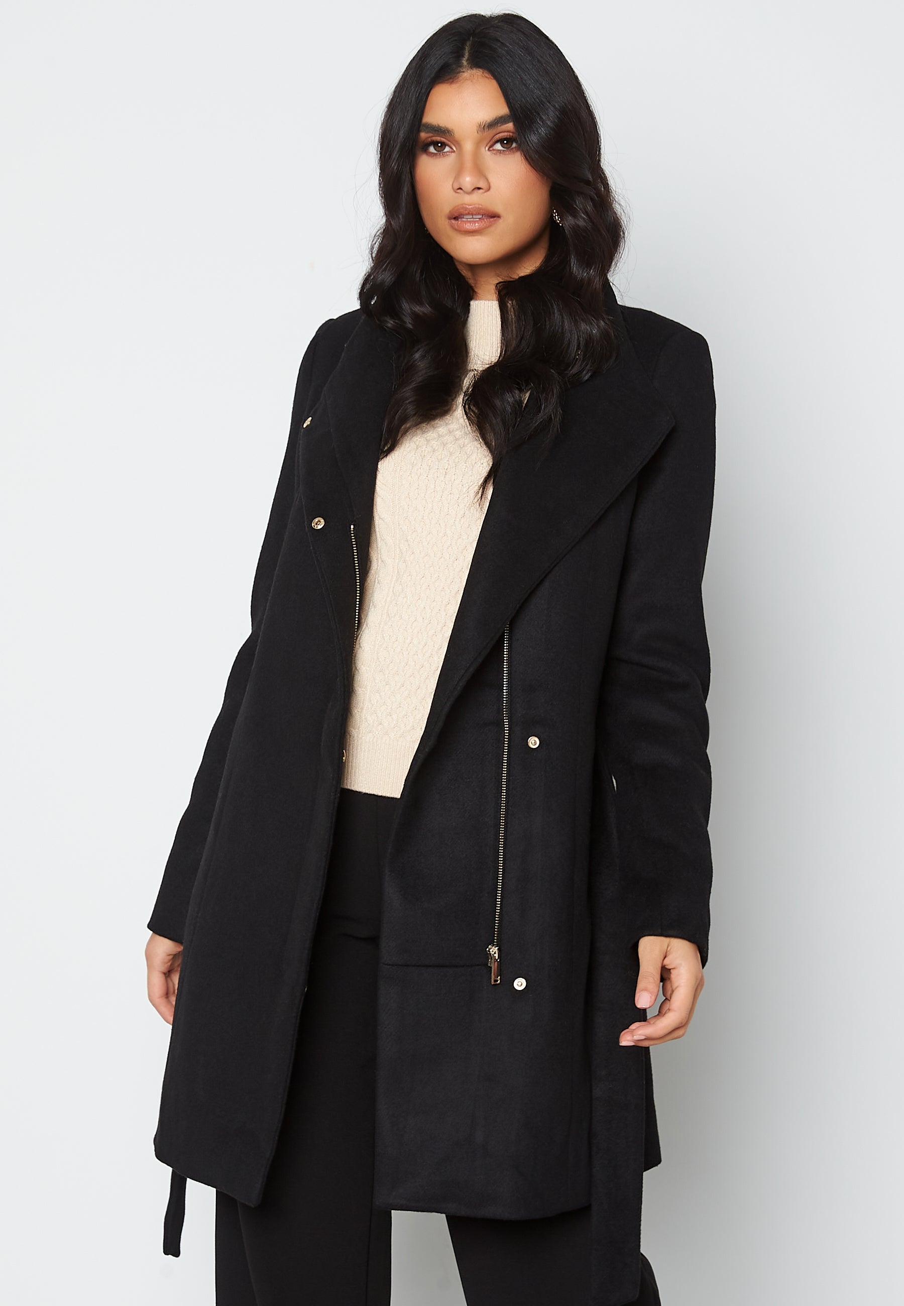 VERO MODA Twodope Belt 3/4 wool jacket