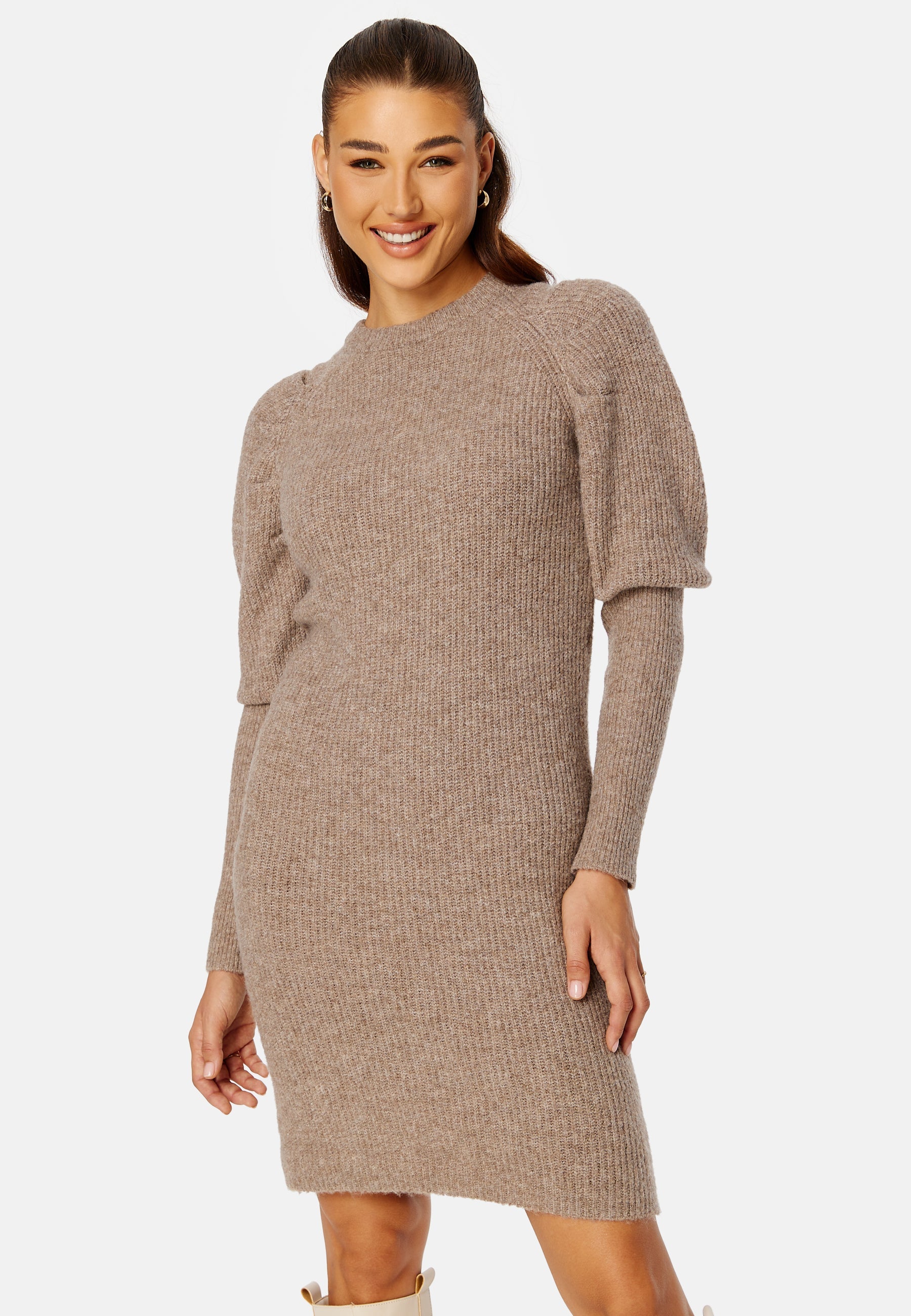 Pieces Nitta O-neck Knit Dress