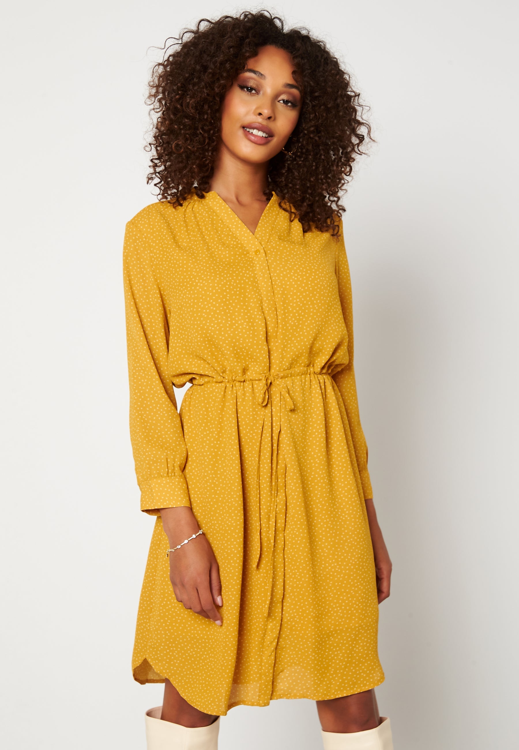 SELECTED Damina 7/8 Print Dress