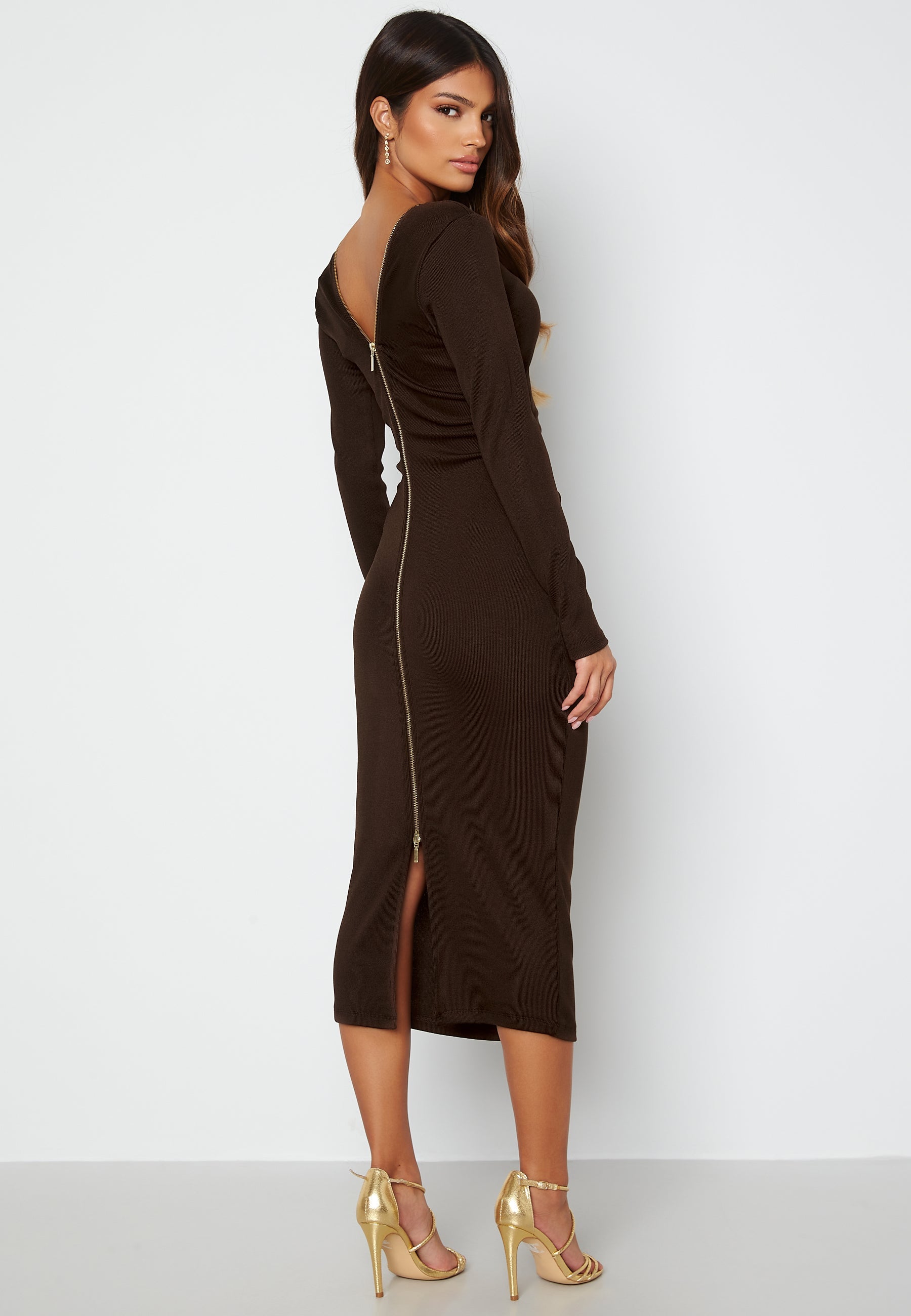 Chiara Forthi Donniela zip midi dress