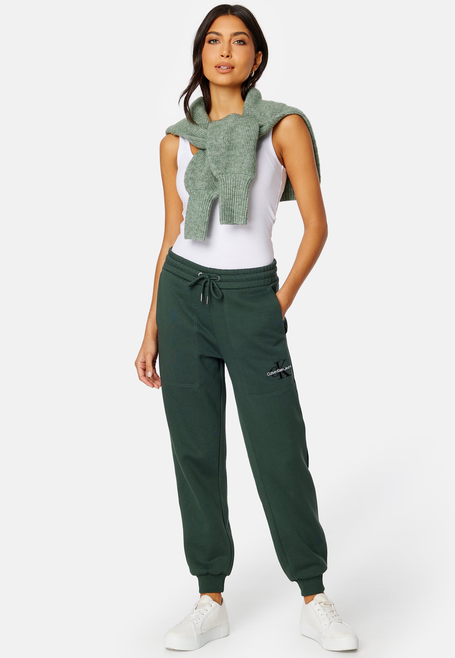 Calvin Klein Jeans Monologo Cuffed Jog Pants