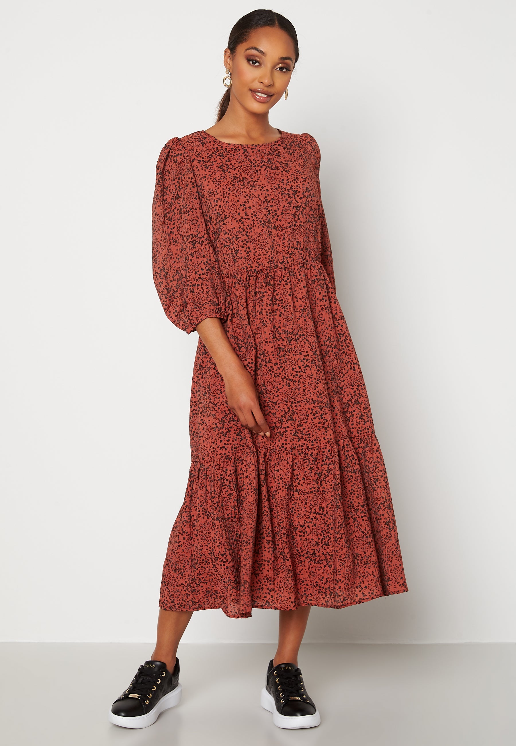 SELECTED Viole 3/4 Midi Dress