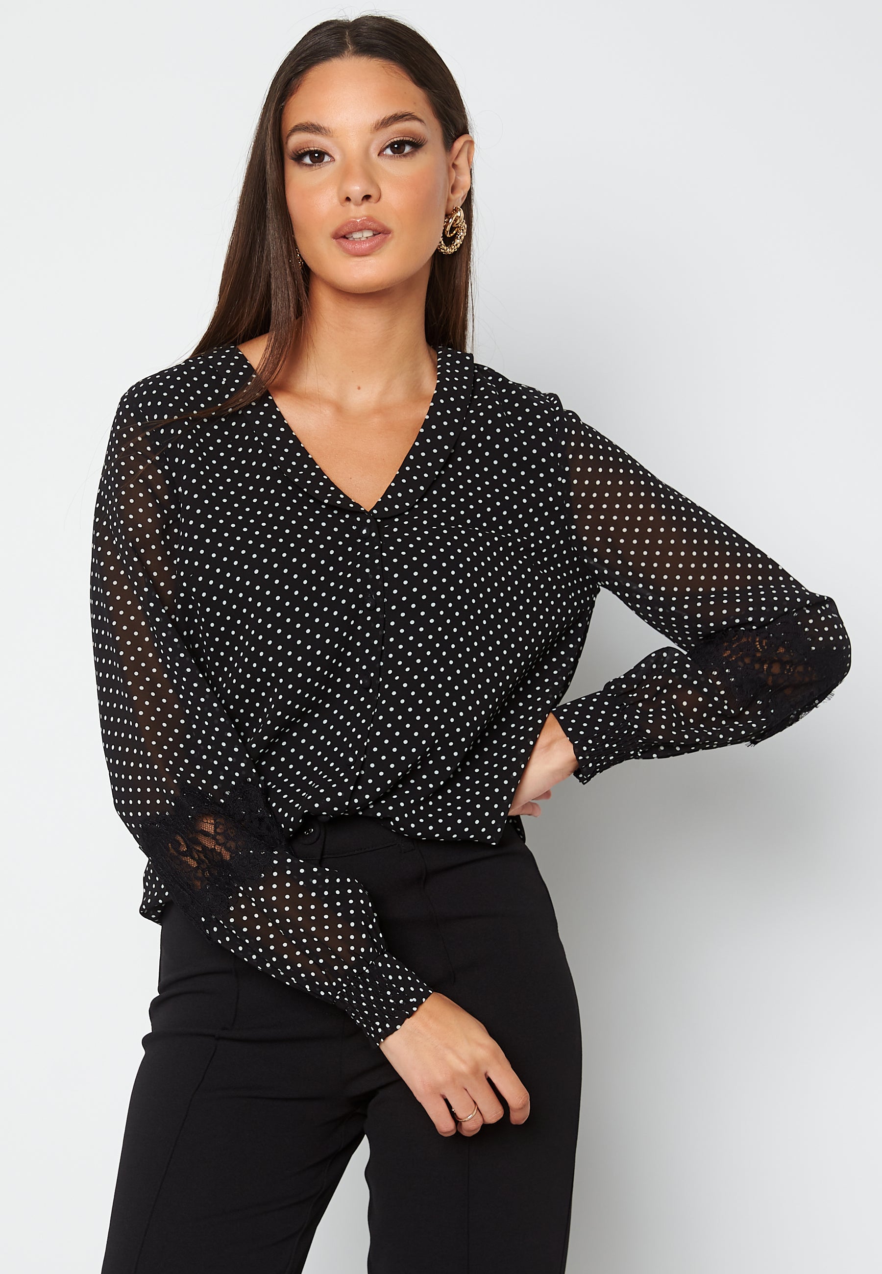 Happy Holly Ava lace blouse