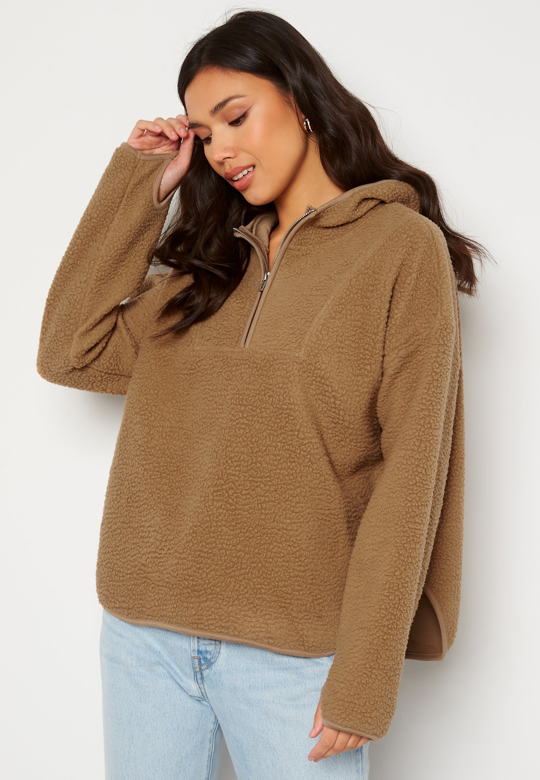 Pieces Sadie Fleece LS Hoddie