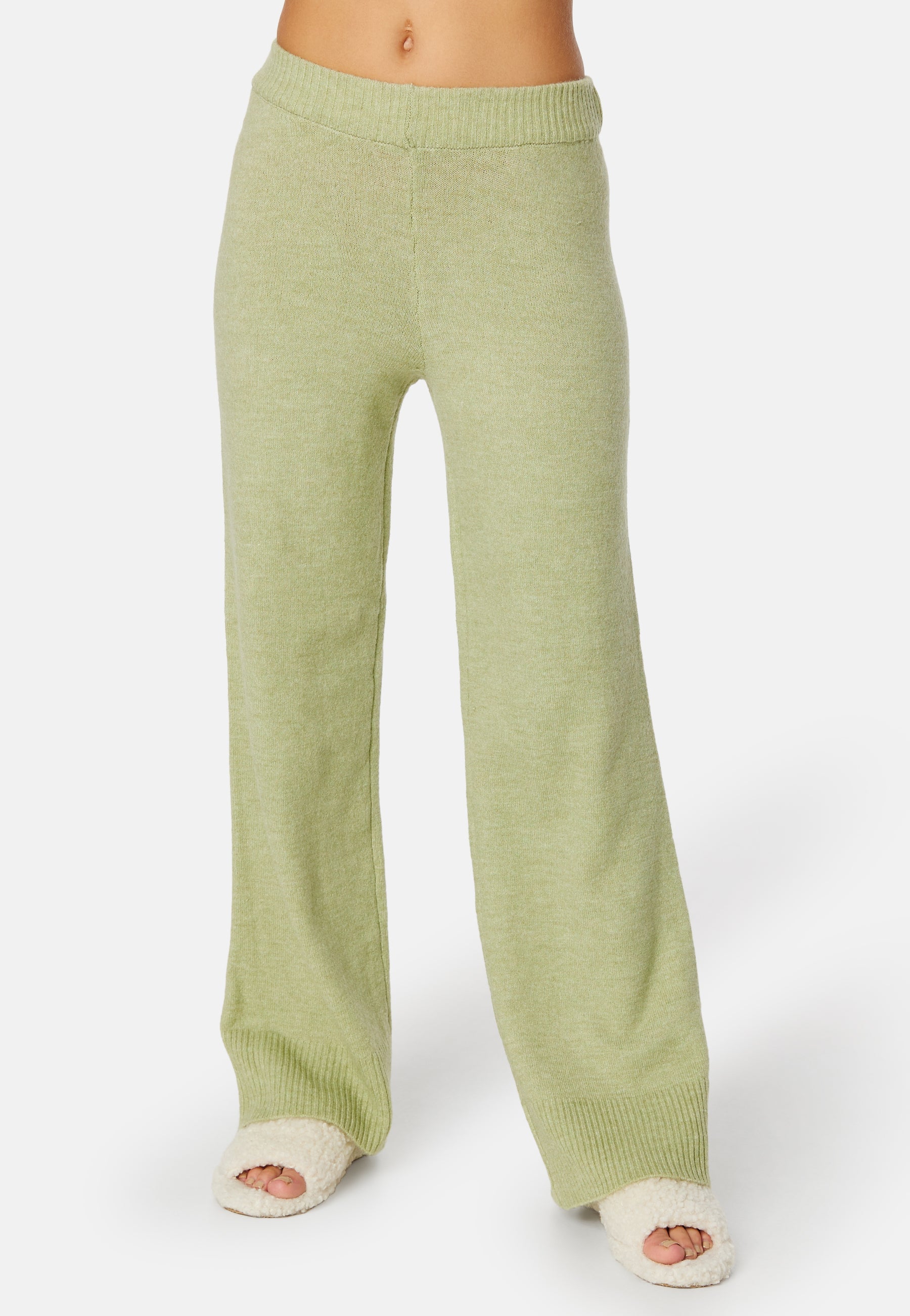 Pieces Celic HW Wide Knit Pants