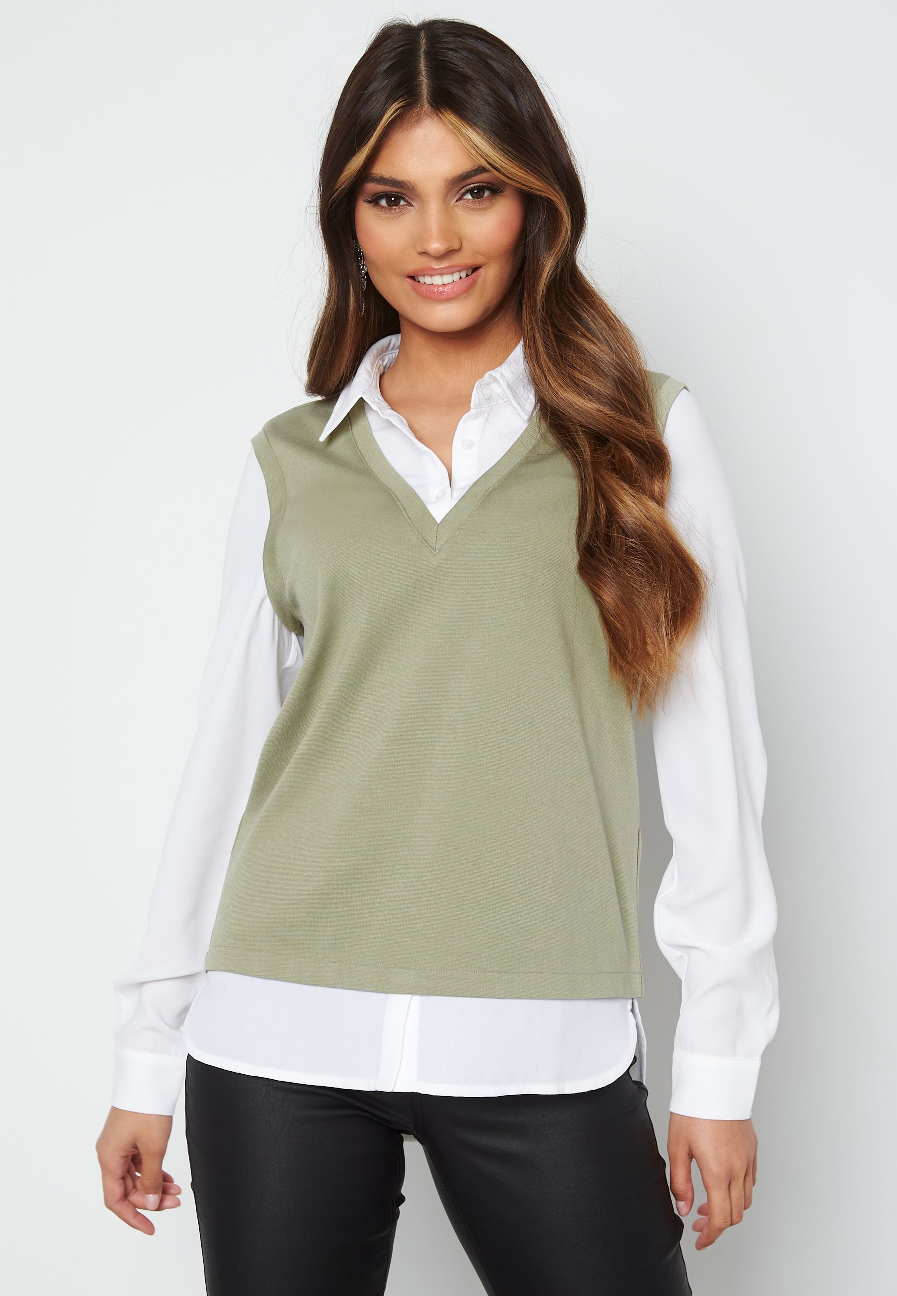 Happy Holly Lise 2 in 1 vest top