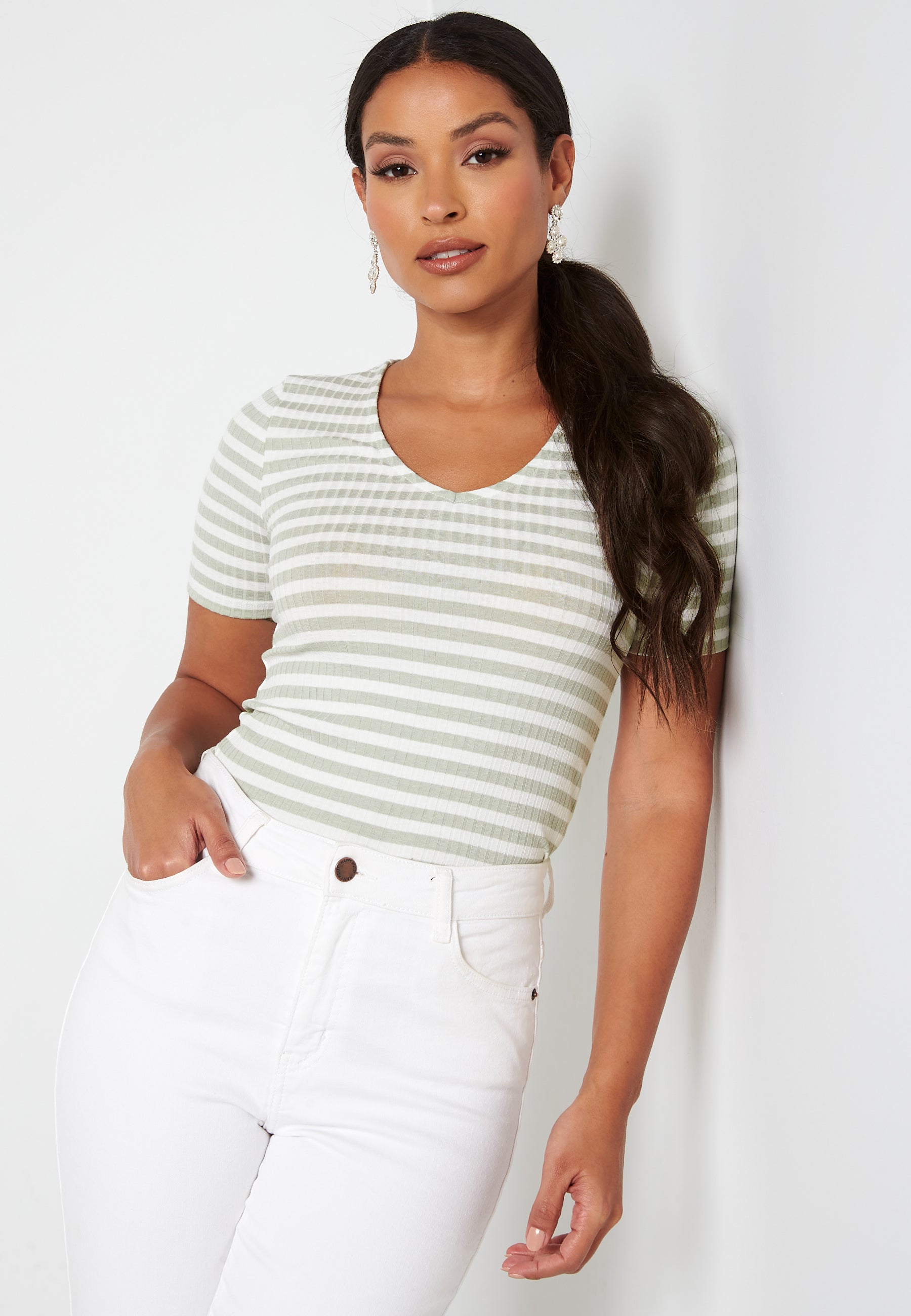 JDY Fransiska S/S Stripe Top