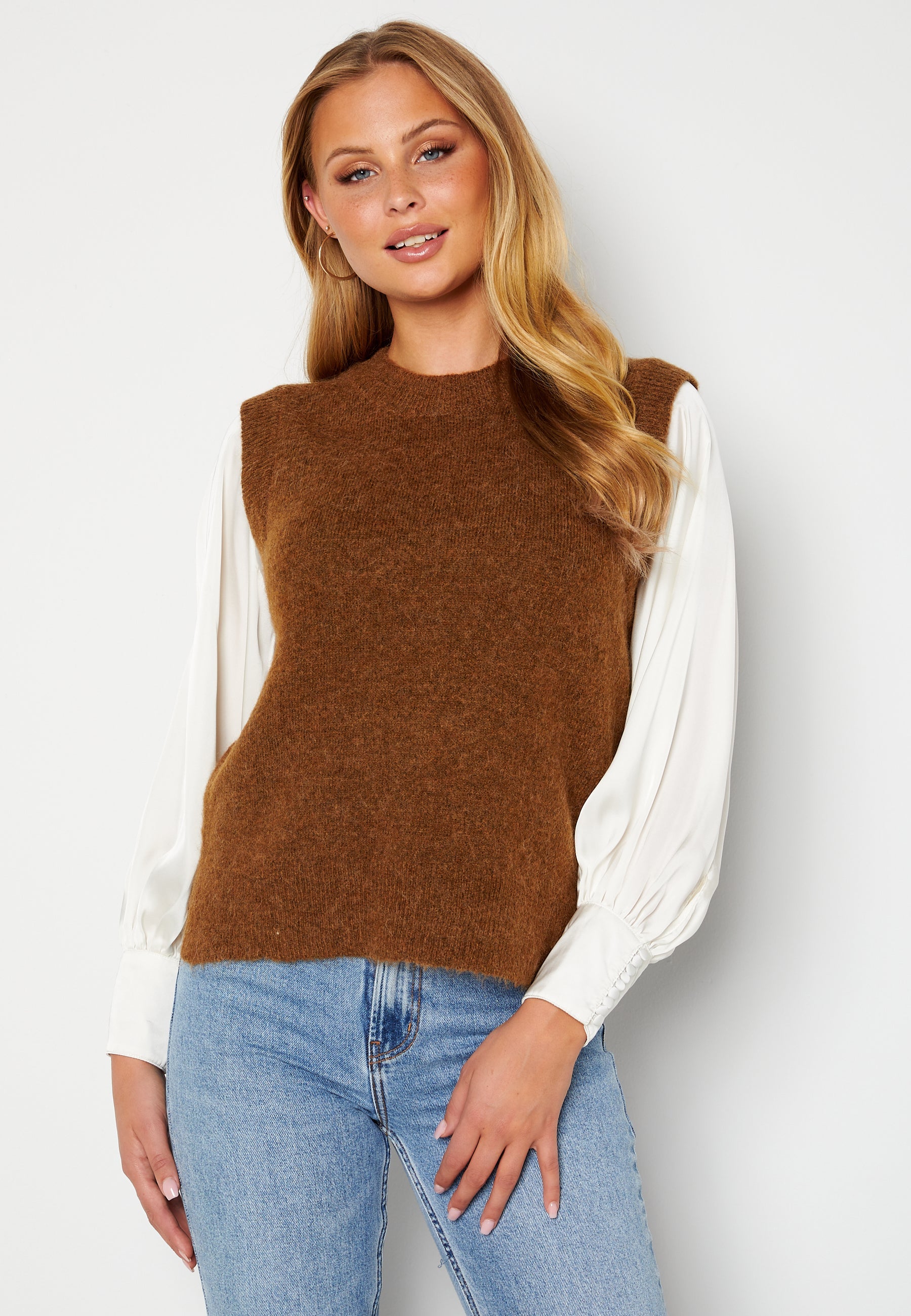 SELECTED Lulu Knit Vest O-Neck