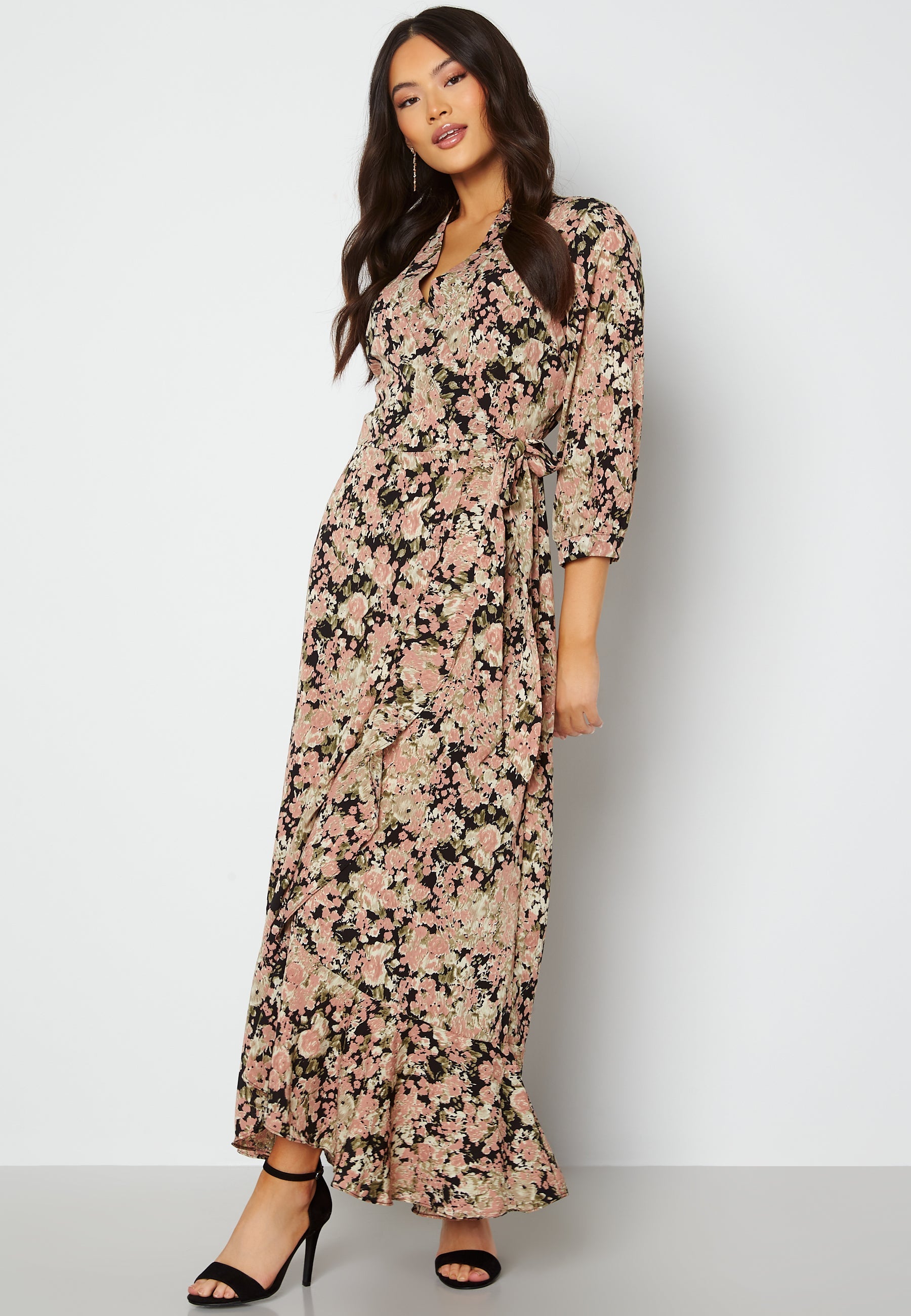 Object Collectors Item Papaya 3/4 Wrap Long Dress
