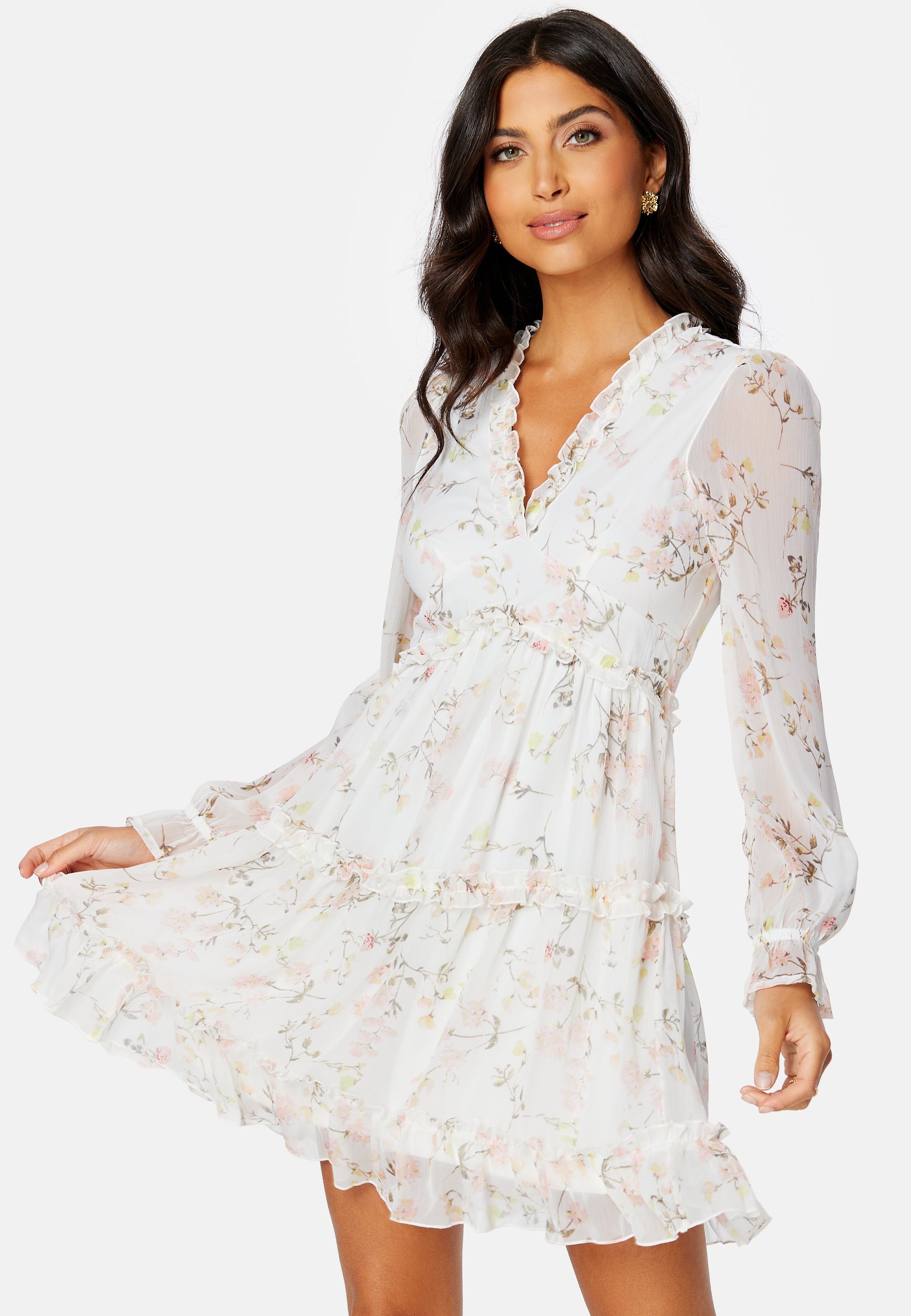 VERO MODA Wonda 7/8 Frill Short Dress