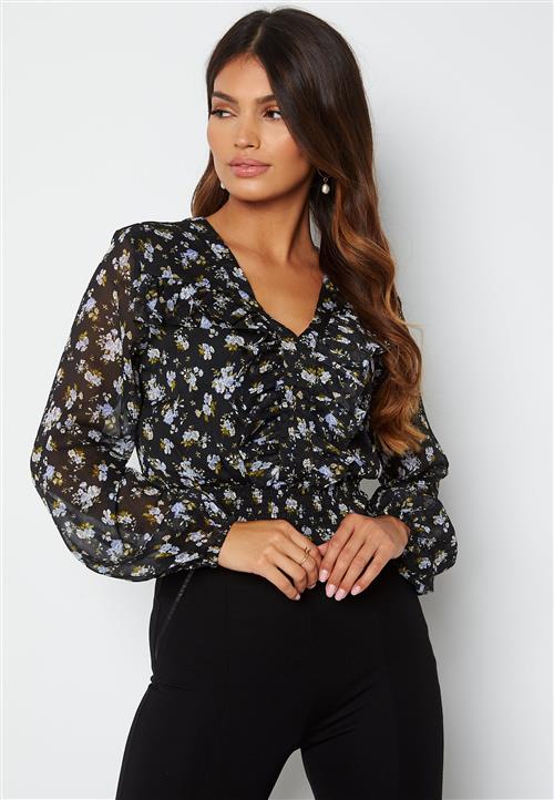 BUBBLEROOM Minty flounce blouse