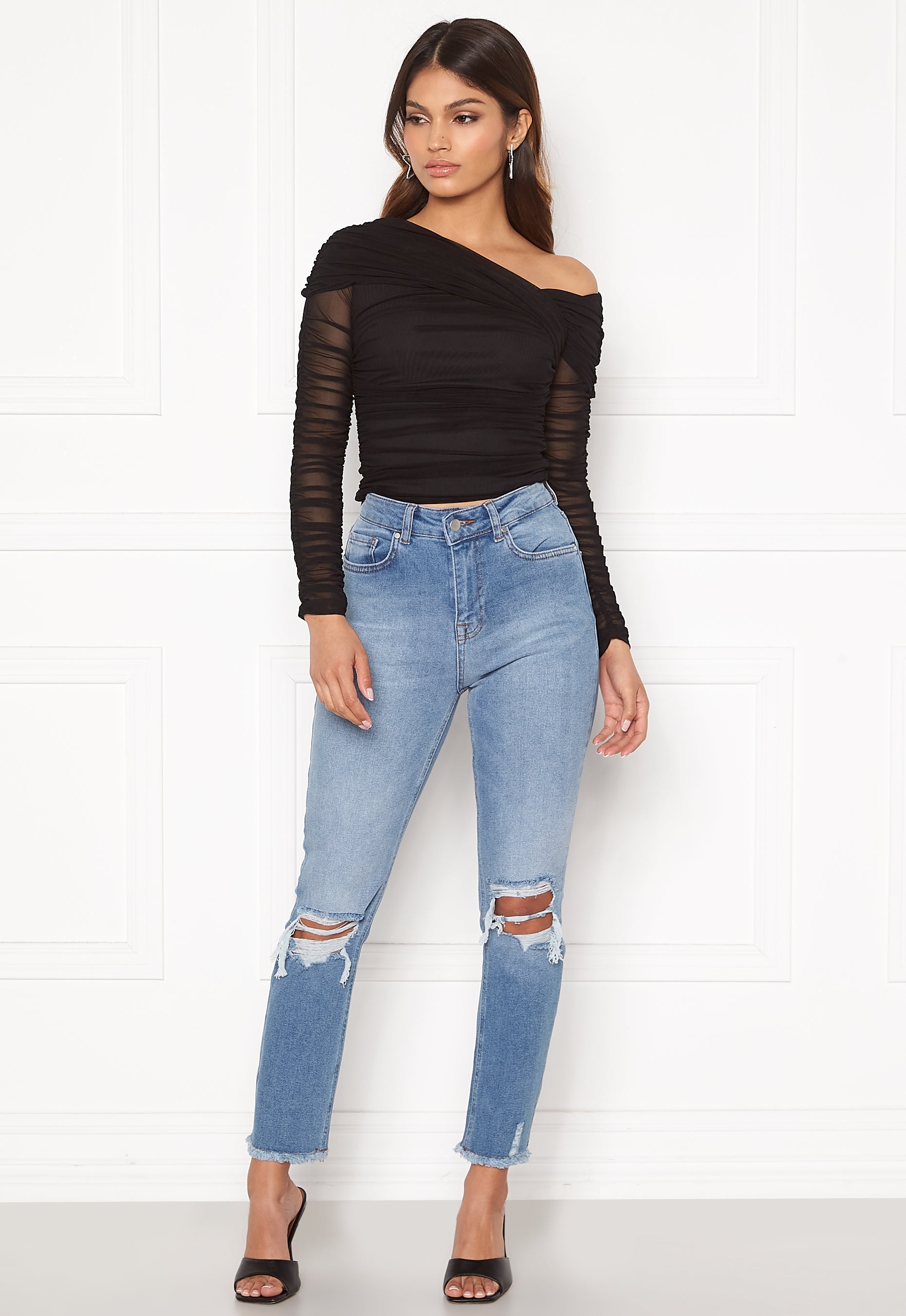 Bubbleroom Distressed Jeans