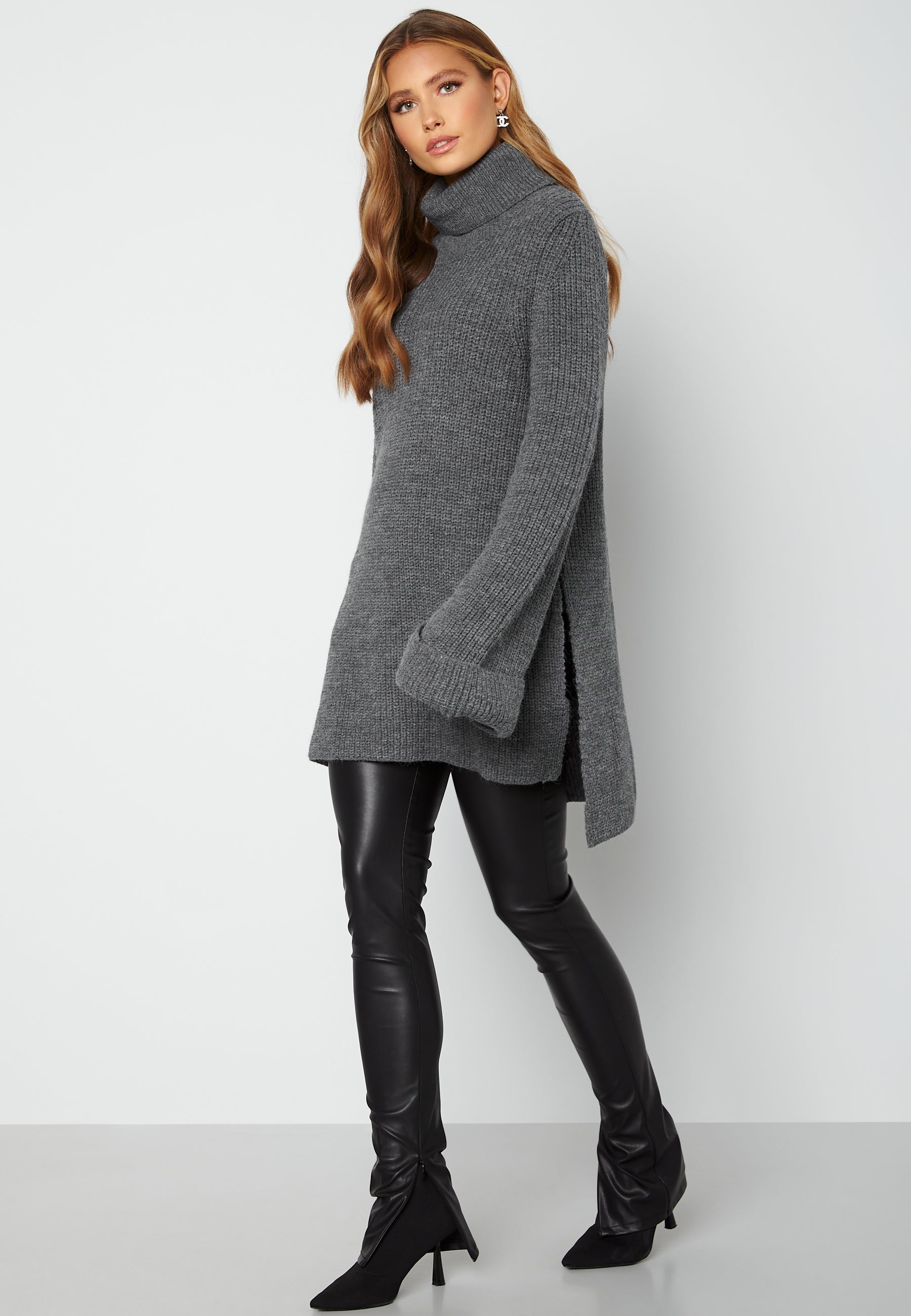 Bubbleroom Turtle neck knitted sweater