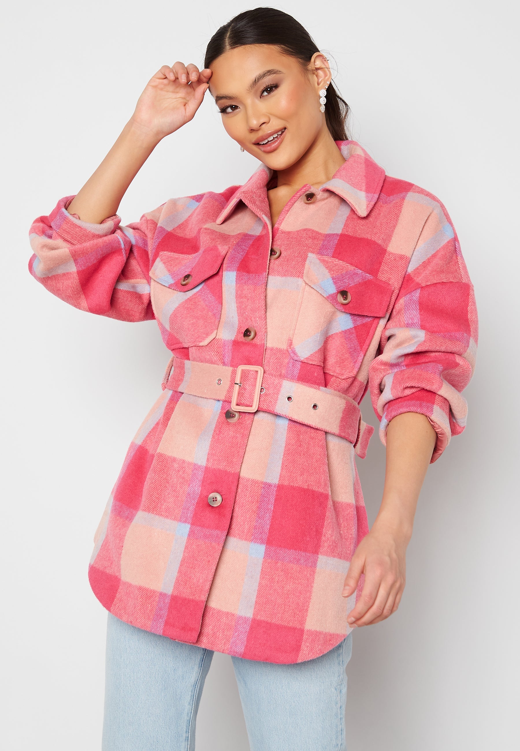 Pieces Selma Spring Overshirt Jacket