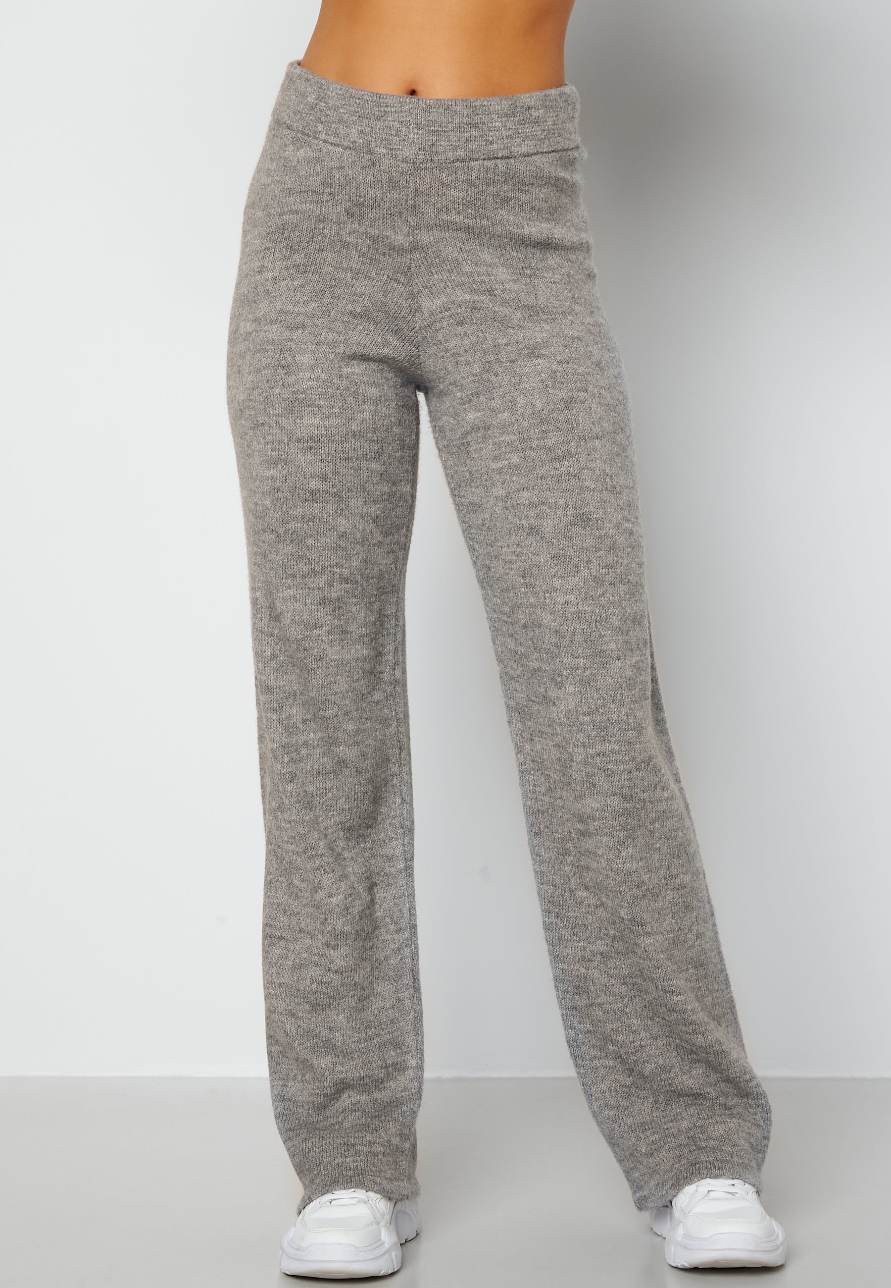 Bubbleroom Knitted wide leg pants