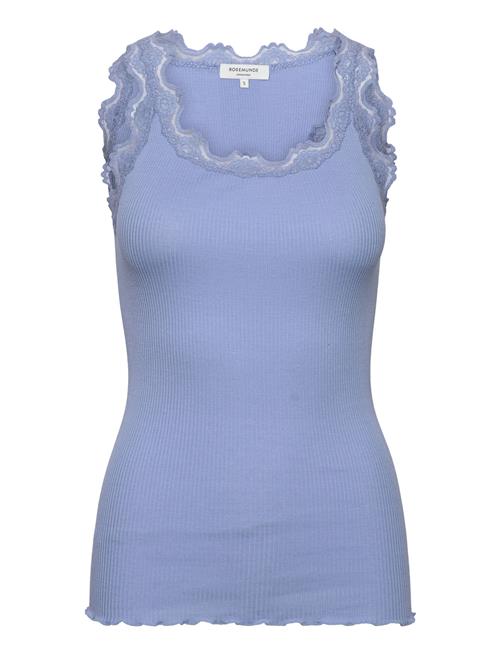 Rosemunde | Rwbabette Silk Sl U-Neck Long Lace | L