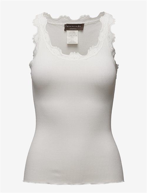 Rosemunde | Rwbabette Silk Sl U-Neck Long Lace | L