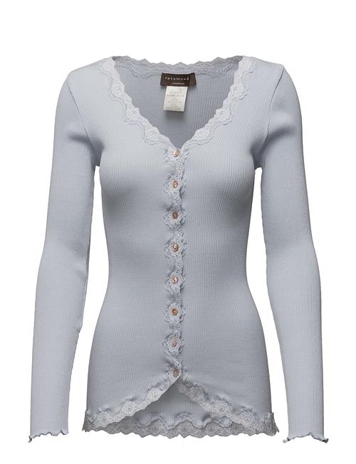 Rosemunde | Rwbabette Silk Ls V-Neck Lace Cardigan | XL