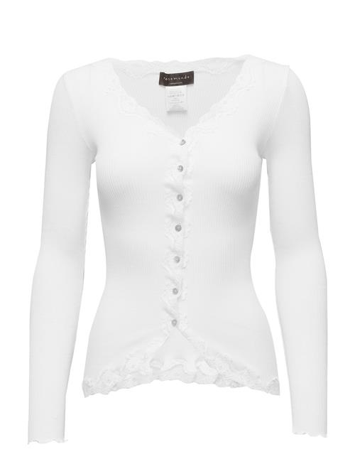 Rosemunde | Rwbabette Silk Ls V-Neck Lace Cardigan | S