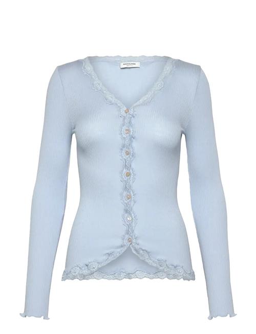 Rosemunde | Rwbabette Silk Ls V-Neck Lace Cardi | L