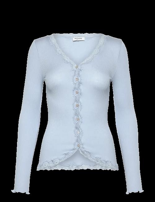 Rosemunde | Rwbabette Silk Ls V-Neck Lace Cardigan | L