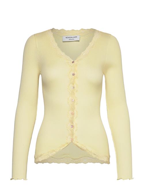 Rosemunde | Rwbabette Silk Ls V-Neck Lace Cardi | XS