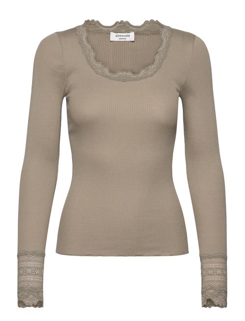 Rosemunde | Rwbenita Silk Ls O-Neck Lace T-Shir | M
