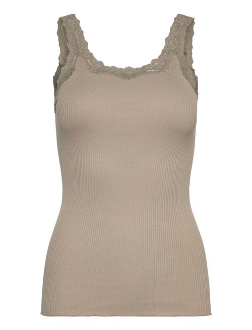 Rosemunde | Silk Top W/ Lace | S