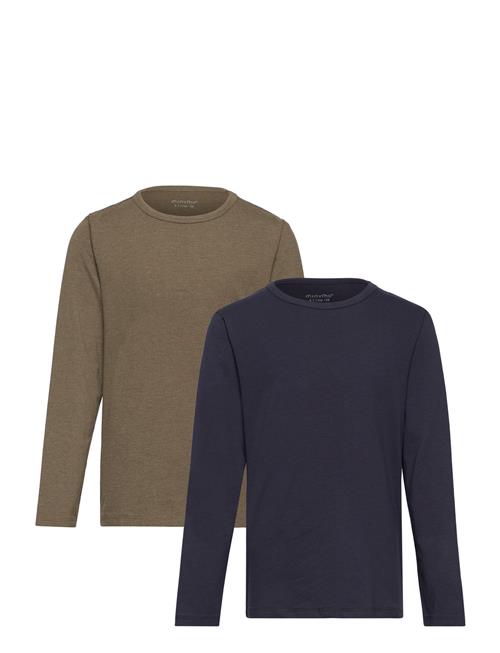 Minymo | Basic 34 -T-Shirt Ls (2-Pack) | 140