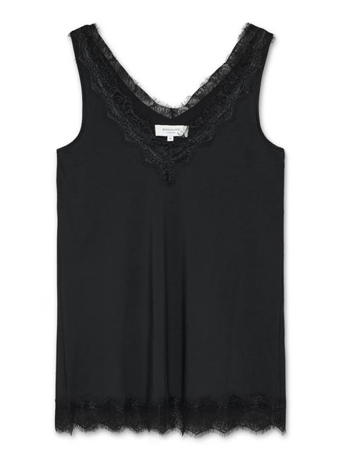 Rosemunde | Rwbillie Sl Lace V-Neck Top | 44