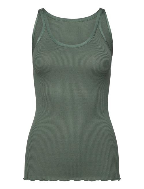 Rosemunde | Rwbelle Silk U-Neck Strap Elastic Top | M